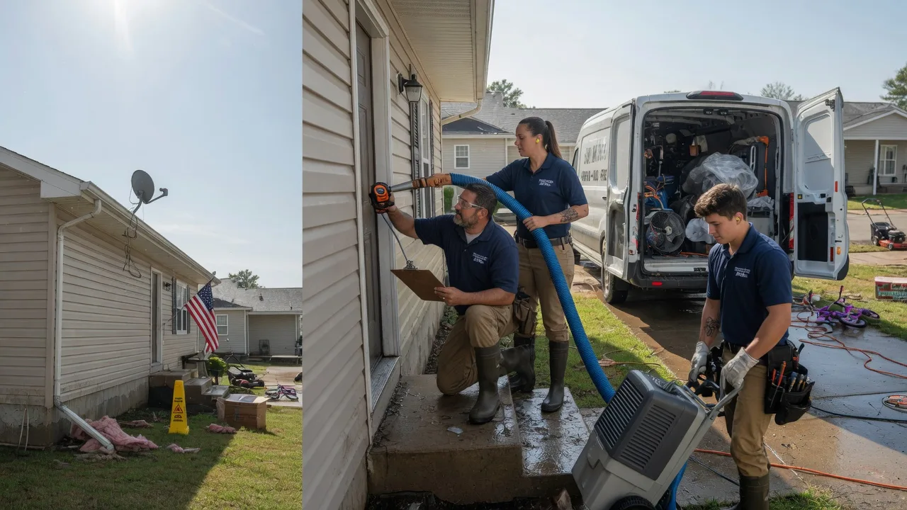 Ceiling Water Damage Restoration in Jamestown, NC near me